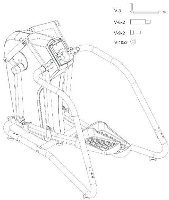 BH FITNESS S3XiB - INSTRUCTIONS D'ASSEMBLAGE - 1
