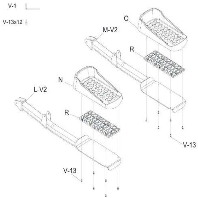 BH FITNESS S3XiB - ASSEMBLY INSTRUCTIONS - 1