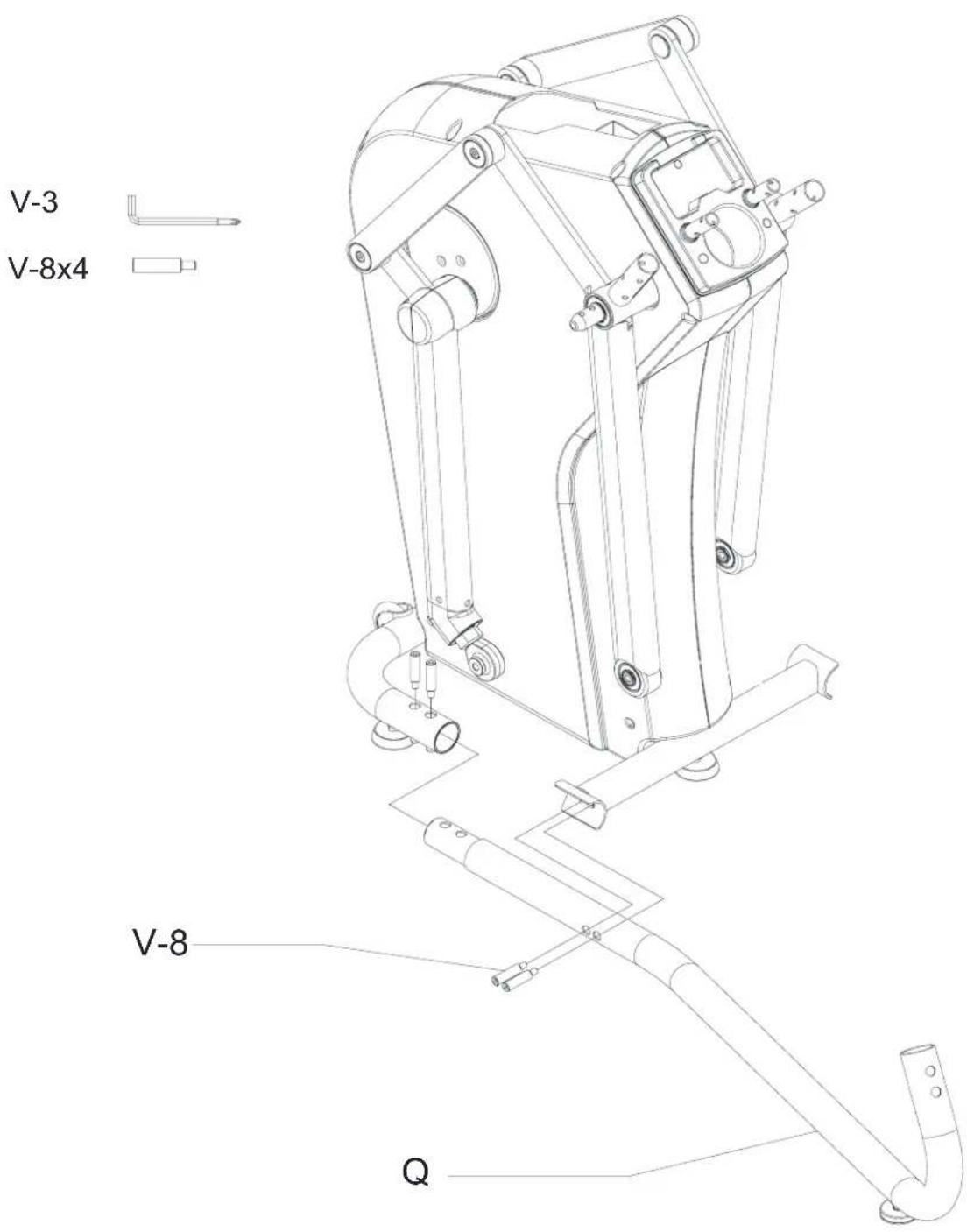 BH FITNESS S5XiBCOM - ASSEMBLY INSTRUCTIONS - 1