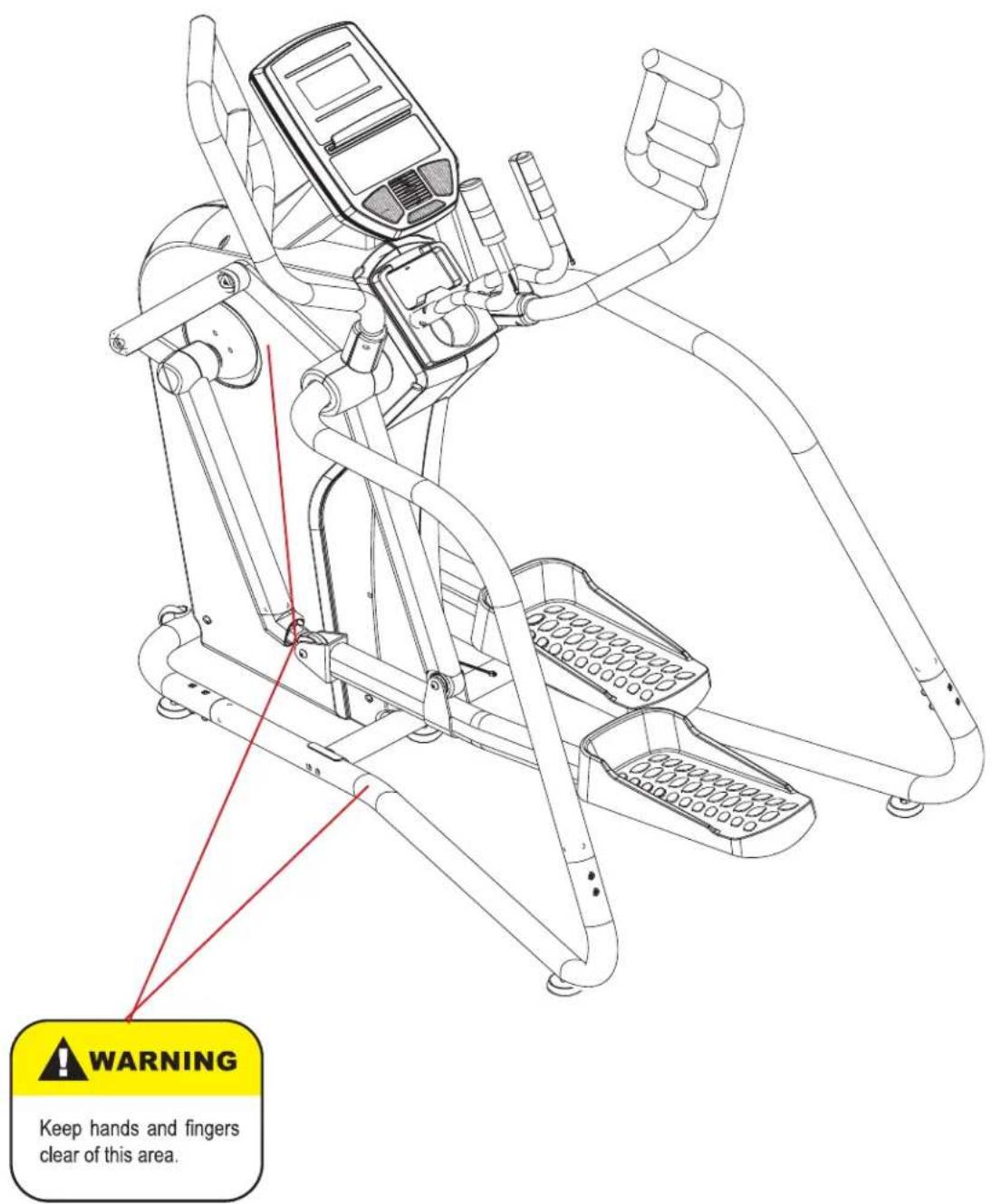 BH FITNESS S5XiBCOM - WARNINGS AND LABELS - 1