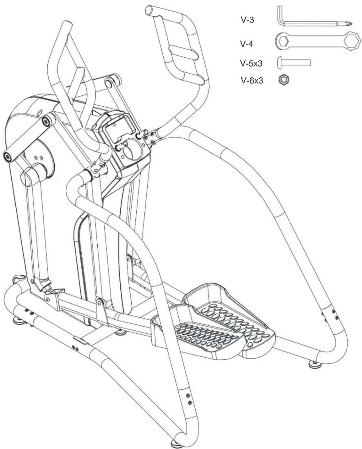 BH FITNESS S5XiBCOM - INSTRUCTIONS D'ASSEMBLAGE - 1
