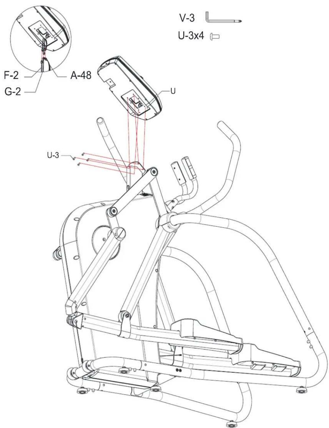 BH FITNESS S5XiBCOM - ASSEMBLY INSTRUCTIONS - 1