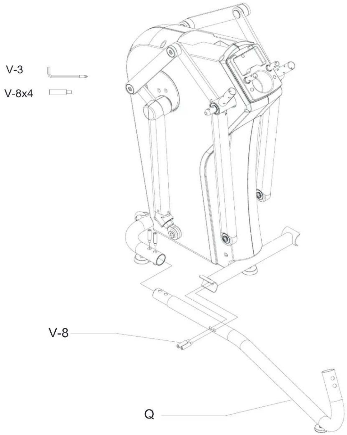 BH FITNESS S5XiBCOM - INSTRUCTIONS D'ASSEMBLAGE - 1