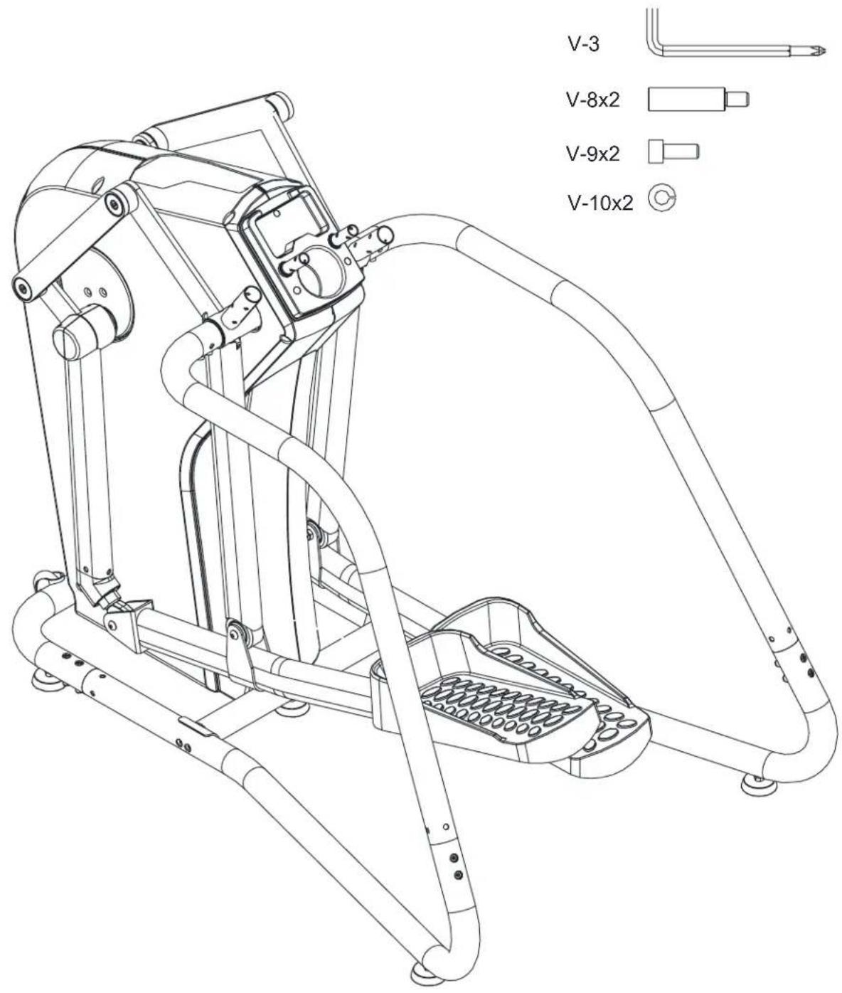 BH FITNESS S5XiBCOM - INSTRUCTIONS D'ASSEMBLAGE - 1