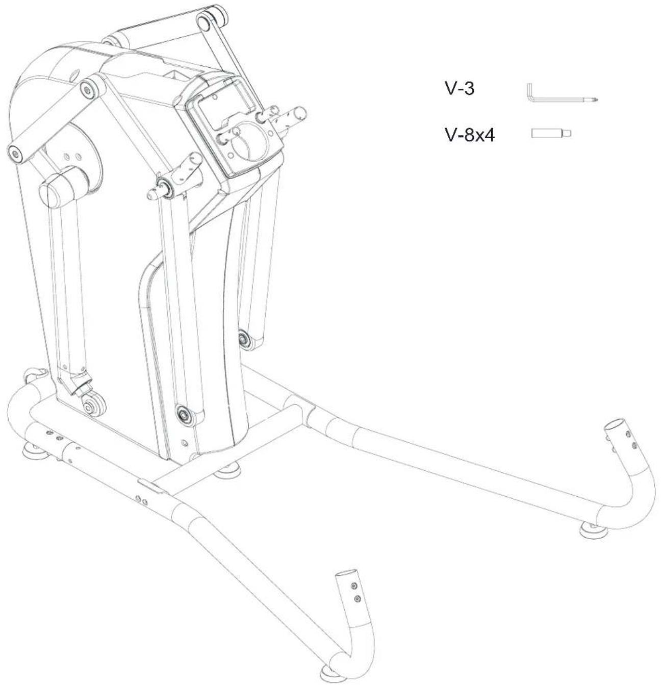 BH FITNESS S5XiBCOM - ASSEMBLY INSTRUCTIONS - 1