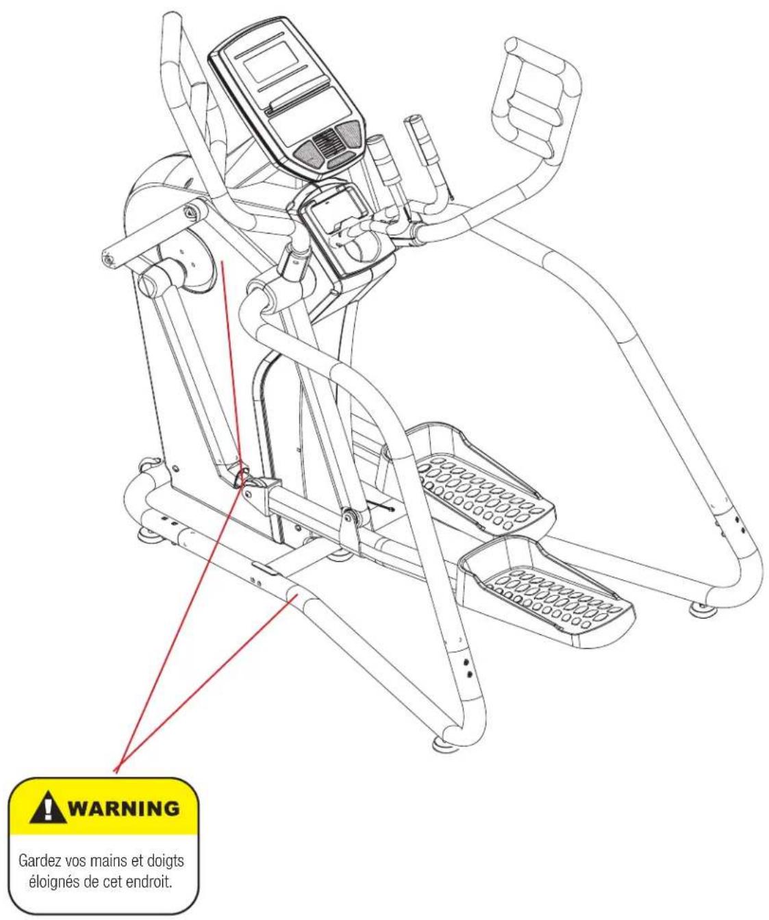 BH FITNESS S5XiBCOM - Avertissements et LABLES - 1