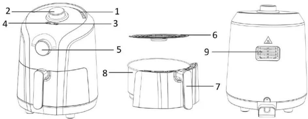 Emerio AF122706.1 - PARTS DESCRIPTION - 1