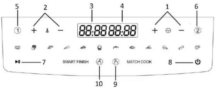 Emerio AF126672.1 - Control penal and display - 1