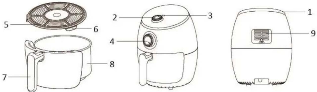 Emerio AF127689.1 - Description des pièces - 1