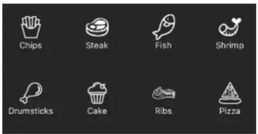 Emerio AF126625.1 - 2) Wybór menu - 1