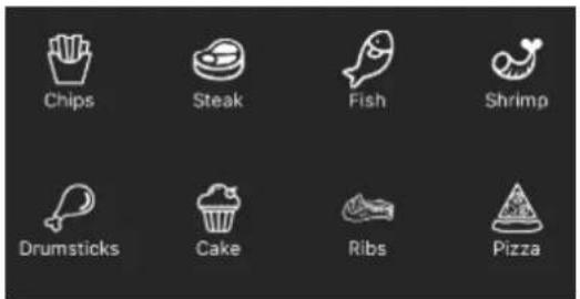 Emerio AF126625.1 - 2) Menu selecteren - 1