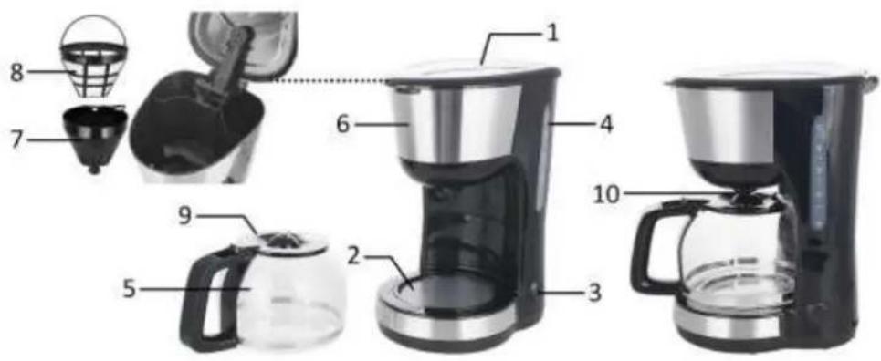 Emerio CME122933.6 - PARTS DESCRIPTION - 1