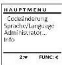 Burg Wächter MT Karat - Menü Codeänderung - 1