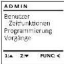 Burg Wächter MT Karat - Menü Administrator / Zeitfunktionen - 1