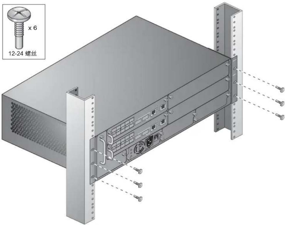 DELL W6000 - 对机箱进行机架安装 - 2