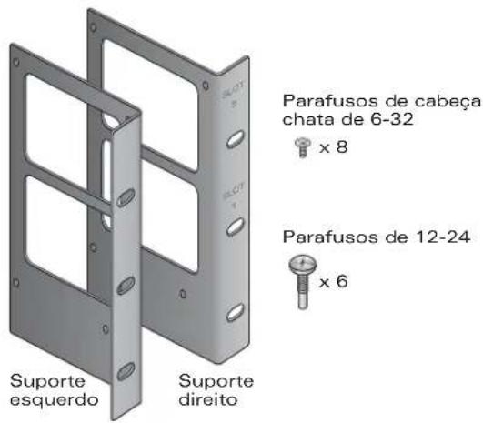 DELL W6000 - Kit de montagem em rack - 1