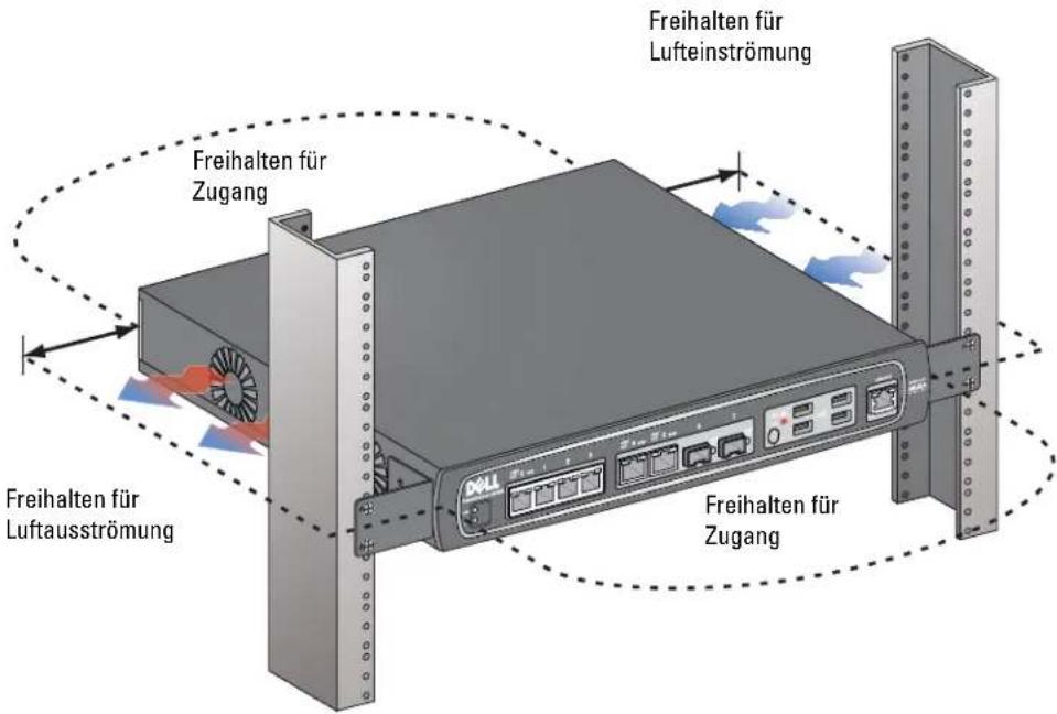 DELL PowerConnect W651 - Installation in einem Telecom-Rack - 3