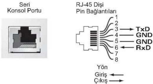 DELL PowerConnect W651 - Seri Konsol Portu - 1