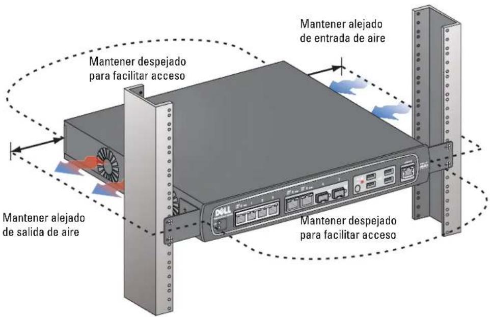 DELL PowerConnect W651 - Instalación en un rack de telecomunicaciones - 3