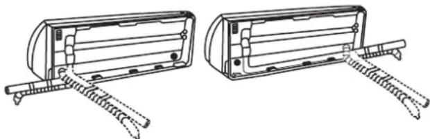 SAMSUNG AR18TXHQBWKN - HINWEIS ÜBER ROHRWINKEL - 1