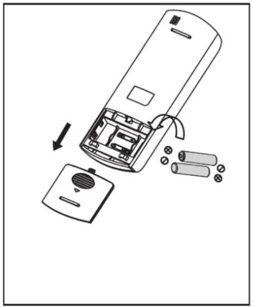 SAMSUNG AR24TXHQBWKN - Verwendung der Halterung der Fernbedienung (optional) - 1