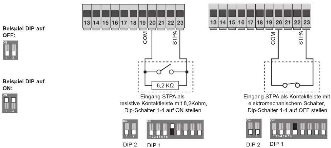 Vimar ELVOX ESM4 - 3.7- Anschluss der Kontaktleiste - 1