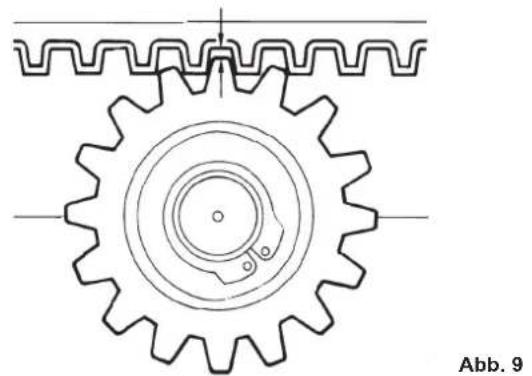 Vimar ELVOX ESM2.120 - - Einbau der Zahnstange - 3