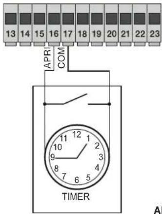 Vimar ELVOX ESM6.D - - Anschluss von Timer oder Detektor mit Magnetinduktion - 1