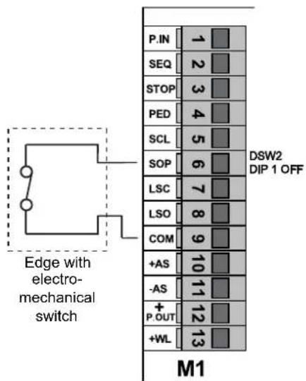 Vimar ELVOX EK03.EXP - Connecting sensitive edge and/or internal photocells. - 1