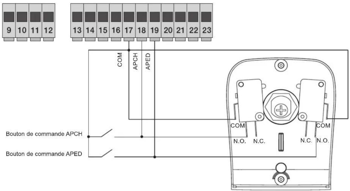 Vimar ELVOX ESM4.120 - 3.3- Câblage des entrées - 2