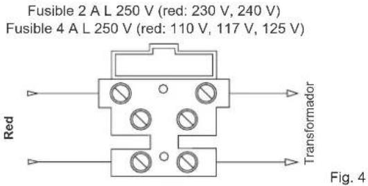 Vimar ELVOX EK02.EXP - 4.1- Cableado de la línea de alimentación - 1