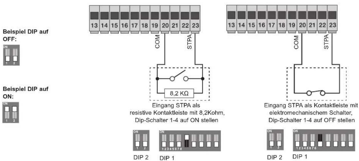 Vimar ELVOX ESM5.120 - 3.7- Anschluss der Kontaktleiste - 1