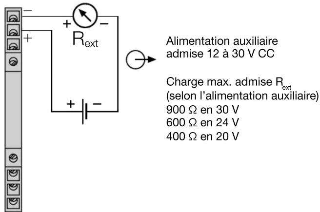 Camille Bauer Sineax V610 - Raccordement des lignes de sortie de mesure (circuit de mesure) - 1
