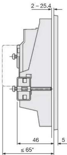 Camille Bauer Sineax A210 - Masszeichnung / Croquis d'encombrement / Dimensional drawing SINEAX A 220 - 2