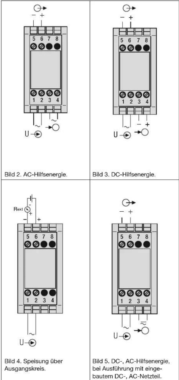 Camille Bauer Sineax U539 - Elektrische Anschlüsse - 4