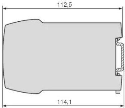 Camille Bauer Sineax U539 - Mass-Skizze - 1