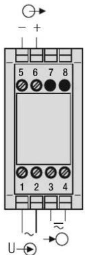 Camille Bauer Sineax U539 - Electrical connections - 7