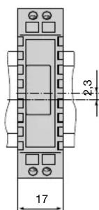 Camille Bauer Sineax V608 - Croquis d'encombrements - 1