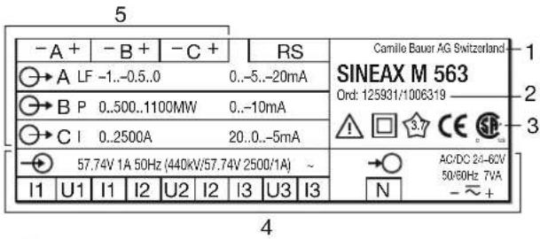 Camille Bauer Sineax M561 - Mise en service - 3