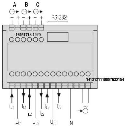 Camille Bauer Sineax M561 - Raccordements électriques - 3