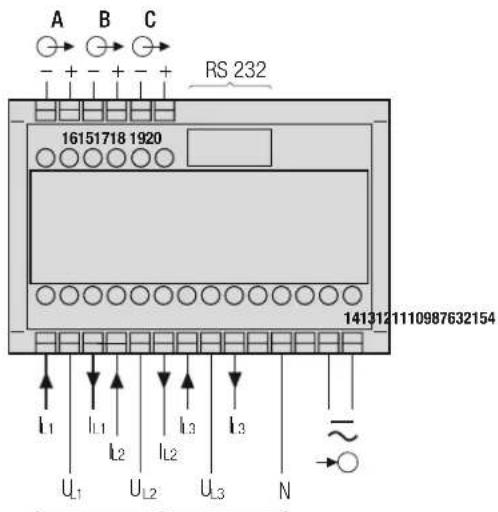 Camille Bauer Sineax M561 - Elektrische Anschlüsse - 3