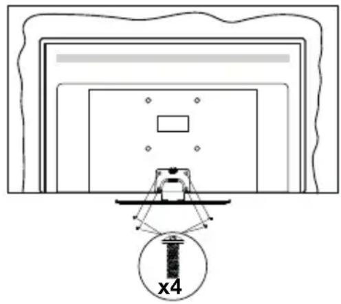 PANASONIC TX50JXW604 - Sehpanın Takılması - 3