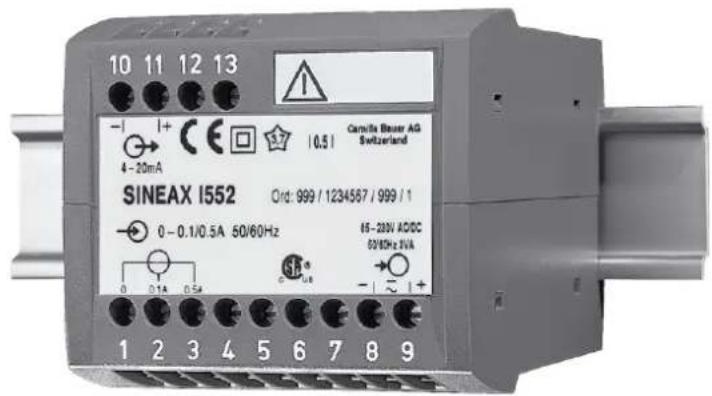 Camille Bauer Sineax I552 - Transducer for AC current SINEAX I552 - 1