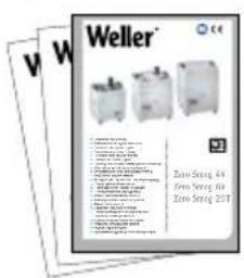 Weller Zero Smog 6V - Zero Smog 4V Zero Smog 6V Zero Smog 20T - 1
