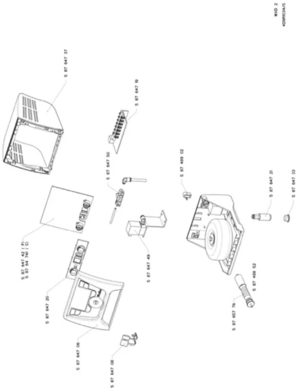 5 87 647 42 (F) 5 87 64 741 (C) 5 87 647 37 5 87 647 20 5 87 647 06 5 87 647 08 5 87 647 49 5 87 647 50 5 87 647 19 5 87 469 02 5 87 657 76 5 87 488 52 5 87 647 21 5 87 647 33 WXD 2 409R034/5
