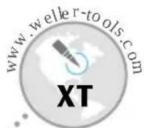 Weller WXP 200 - WXP 65 / WXP 120 - 10