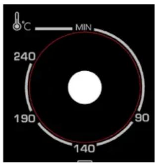 BRANDT FC4200MS - b) Setting the temperature - 1