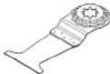 BOSCH GOP 185LI Professional - Choix de l'accessoire de travail - 8