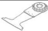 BOSCH GOP 185LI Professional - Memilih alat sisipan - 11