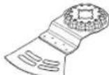 BOSCH GOP 185LI Professional - Choix de l'accessoire de travail - 10